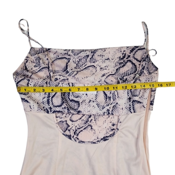 Native Daughters Snakeskin Print Mini Dress - Picture 6 of 11